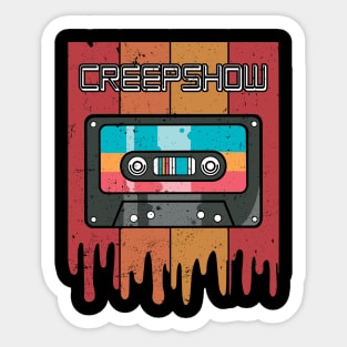 Classic Personalized Creepshow Proud Name Cassette Sticker